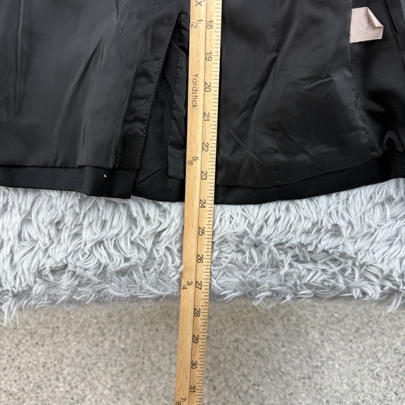 J Crew Blazer Womens 0 Black Super 120s 100% Wool Career Office Business Woman - Picture 5 of 12